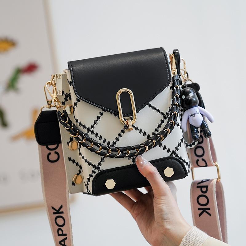 Korean style fashionable bag women' shoulder crossbody Black
