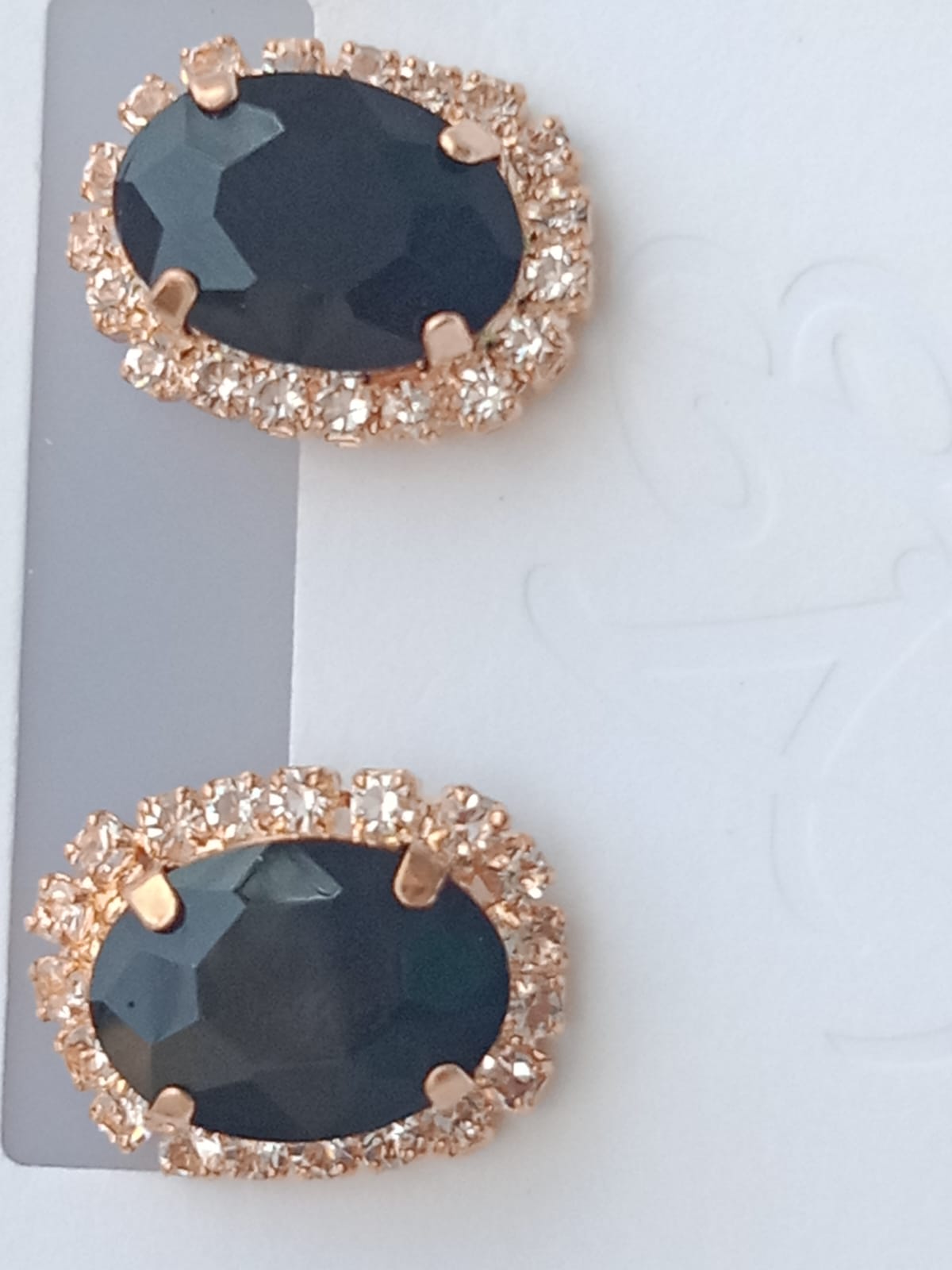 Classic Black Stone Pendant Set and an elegant stone ring